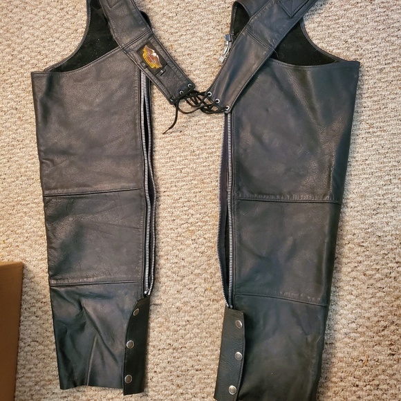 Harley Davidson leather chaps